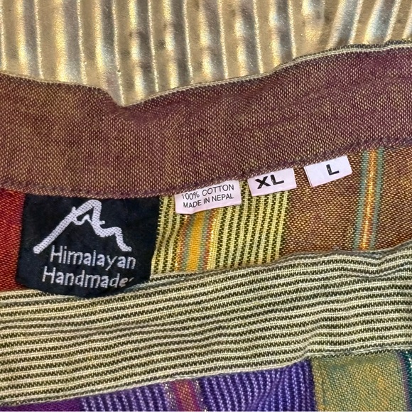 Wrapped Colorful Women's Skirt with Shimmery Gold Accents - Picture 6 of 6